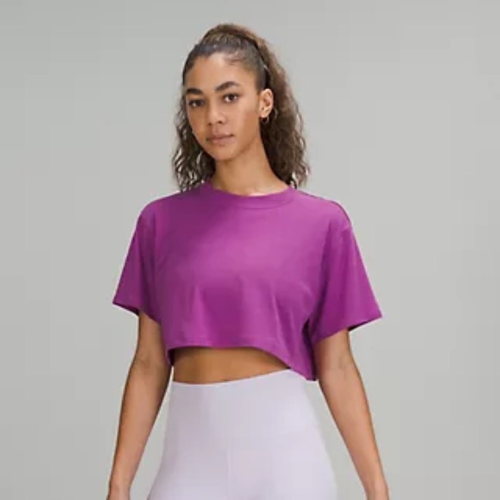Lululemon All Yours Crop Tee